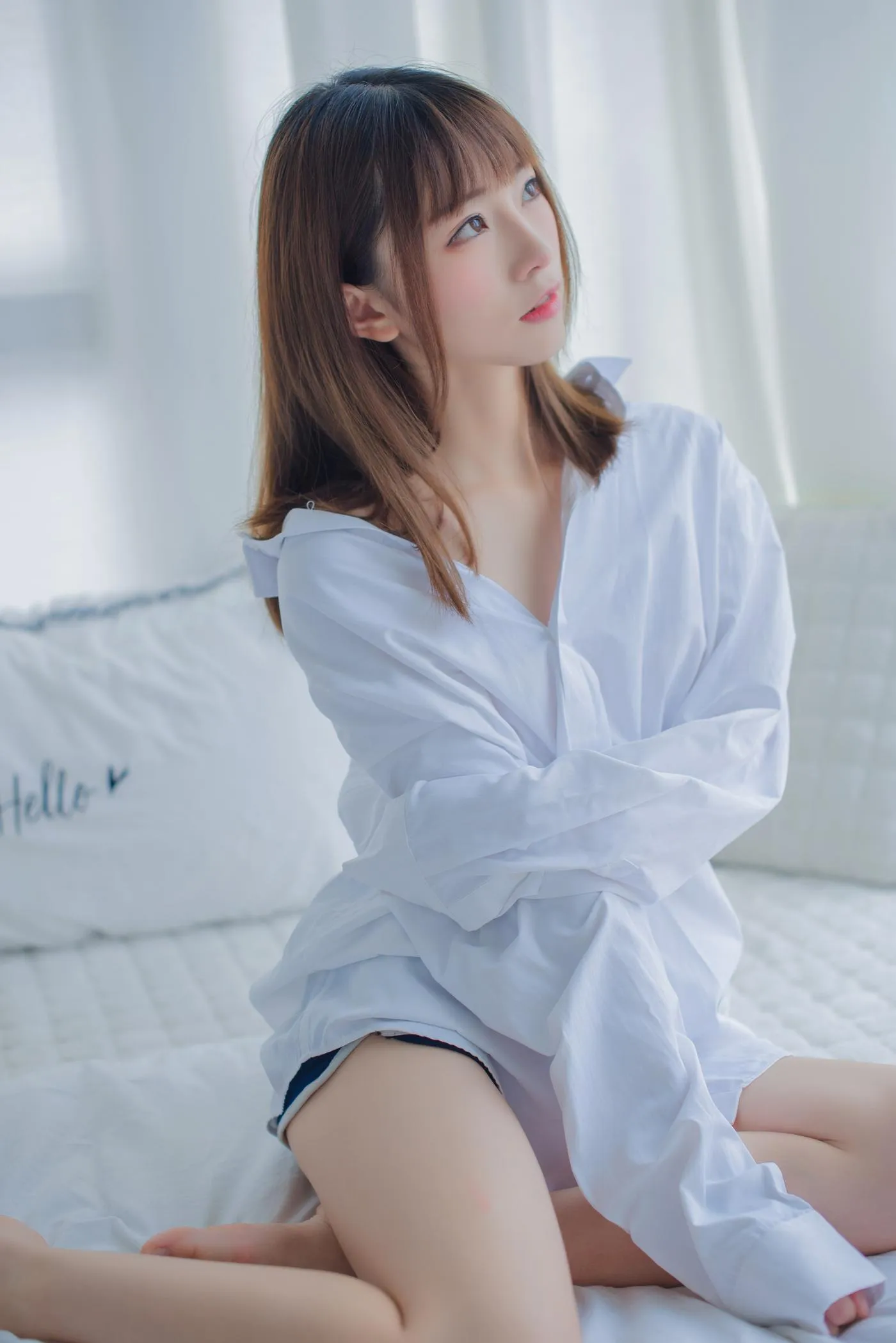 绮太郎_Kitaro – NO.27 白衬衫 [47P]插图4
